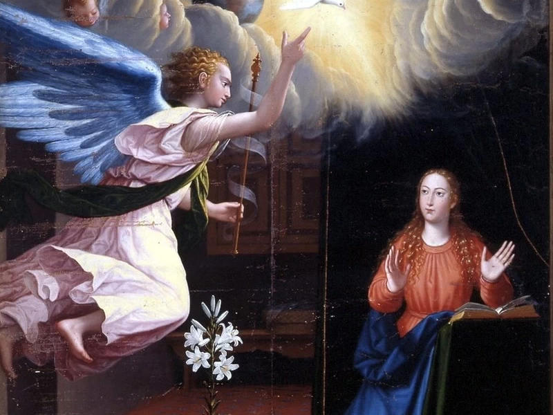 1560-Juan Sánchez Cotán - Annunciazione